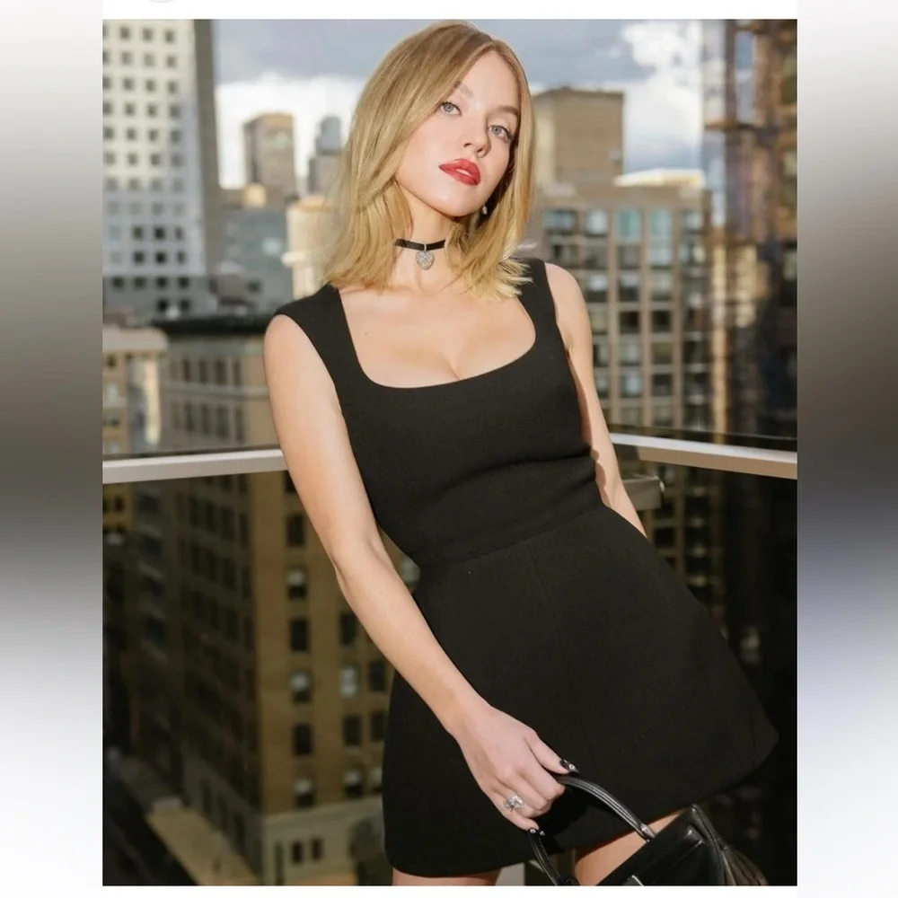 New Tory Burch Wool Fit And Flare Dress